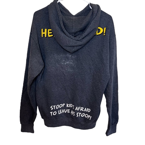 Men's Hey Arnold! Hoodie Stoop Kid Nickelodeon M 90s Cartoon - Picture 3 of 3